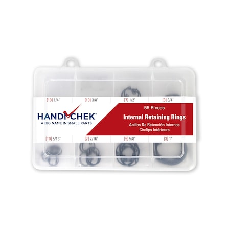 Handi-Chek Ret Ring Int Assort 55pc DISP-HO055